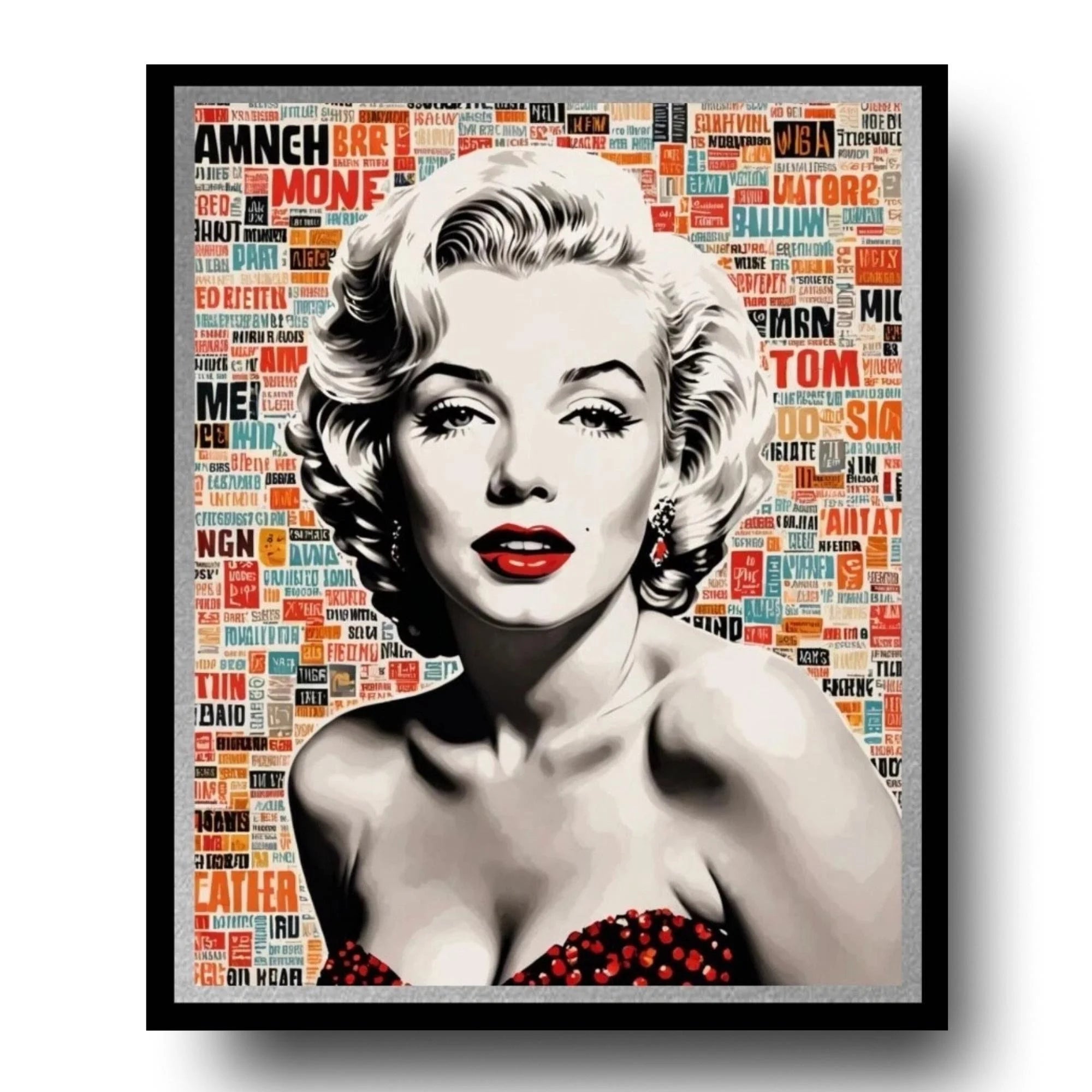 Fenzolini Pop Art print of Marilyn Monroe. Modern Pop Art.
